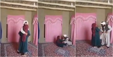 امرأة مصرية مثيرة تحصل على ثدييها بواسطة قضيب ضخم